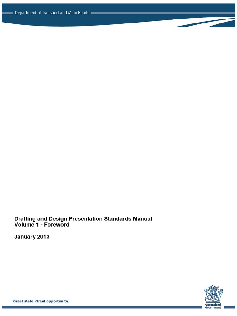 Volume 1 Drafting Design and Presentation Standards | PDF | Technical ...