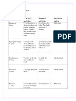 My MST Lesson Plan