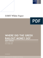 Where Did The Greek Bailout Money Go?: ESMT White Paper