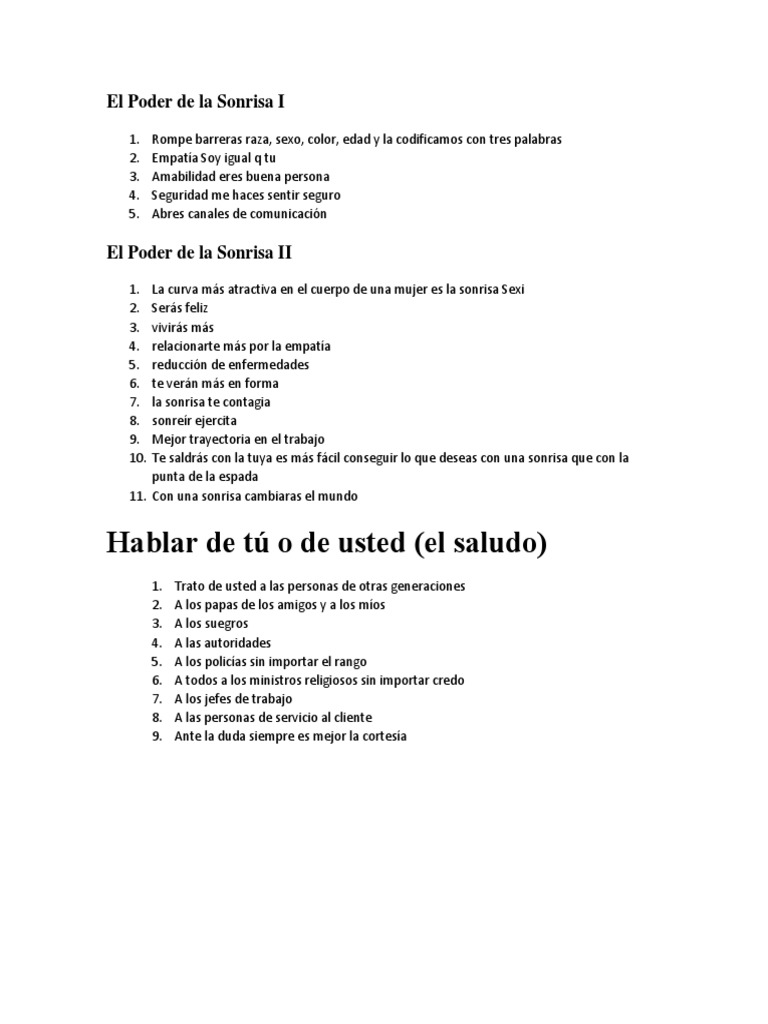 El Poder de La Sonrisa | PDF | Estilo de vida