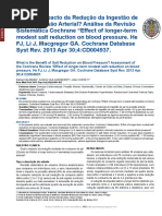 Artigo da Redução do sal