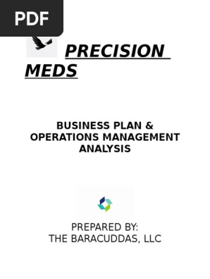 business plan  precision meds -2