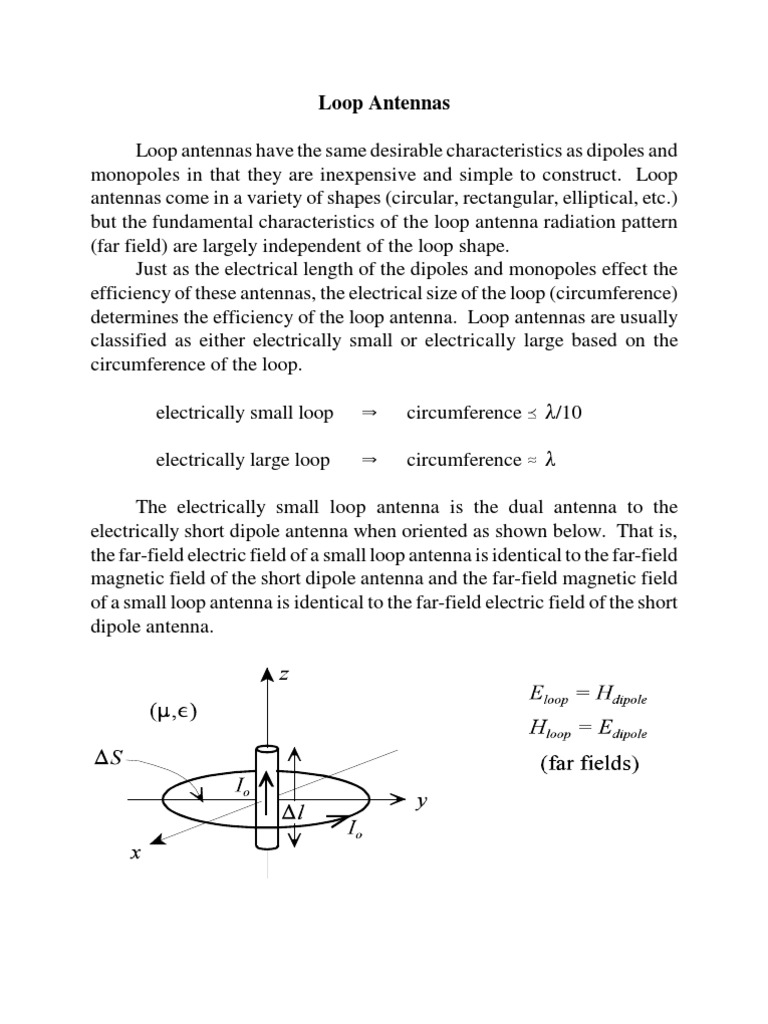 Antenna Theory Notes5 | PDF | Antenna (Radio) | Magnetic Field