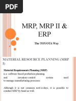 Download MRP MRPII ERP of TOYOTA by ashutoshmrktng SN31154470 doc pdf