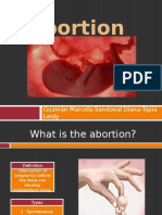 Abortion: Guzmán Marcela-Sandoval Diana-Tapia Leidy