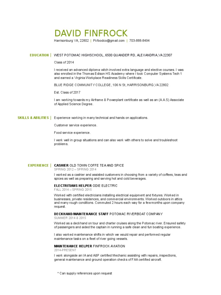 West Potomac High School Graduate Profile | PDF | Business
