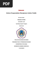 Download Makalah Sistem Pengendalian Manajemen Sektor Publik by Zainuddin Jusuf SN311552281 doc pdf