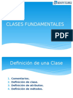 1.1 Clases Fundamentales