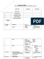 Running Programme - 2013