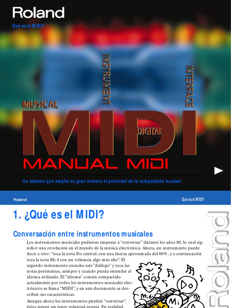 Curso Tutorial Midi PDF | PDF | Sintetizador | Piano