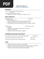 Website Resume