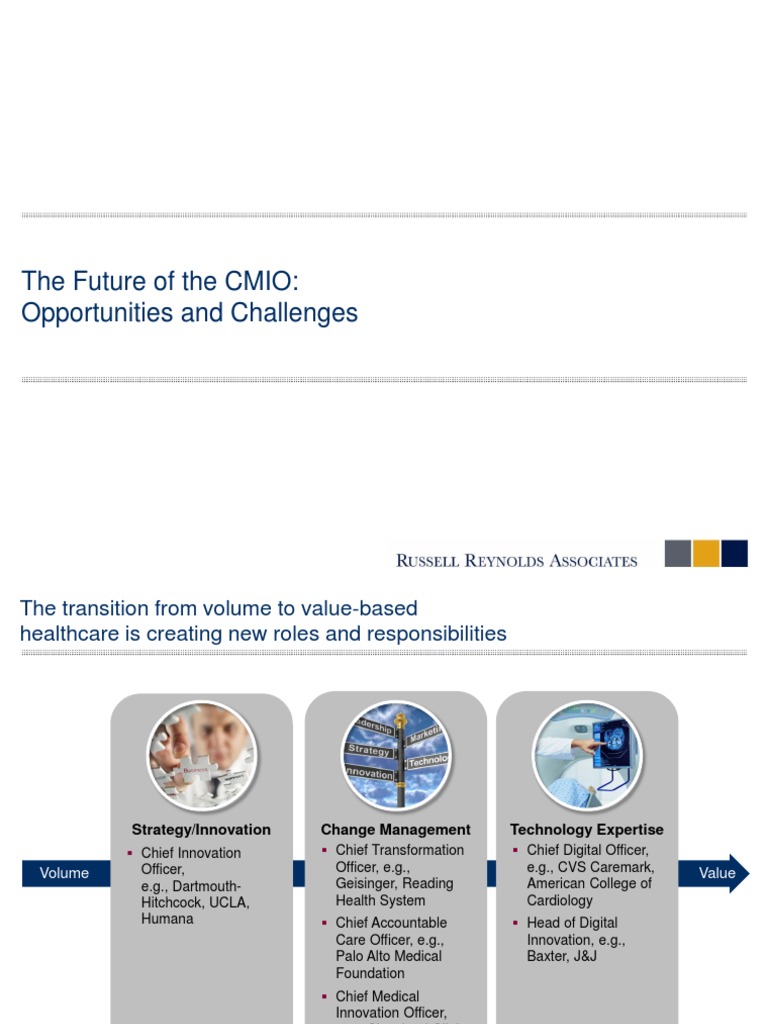 Future Challenges for CMIOs in Healthcare | PDF | Career & Growth