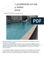 Identificar Problemas en Las Piscinas y Saber Solucionarlos