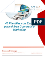 40 Plantillas en Excel Para El Area Comercial y Marketing