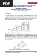 Design of Continuous Beam and Slab Footing Using BS 8110-1:1997