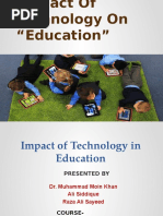 Impact of Technology On Education