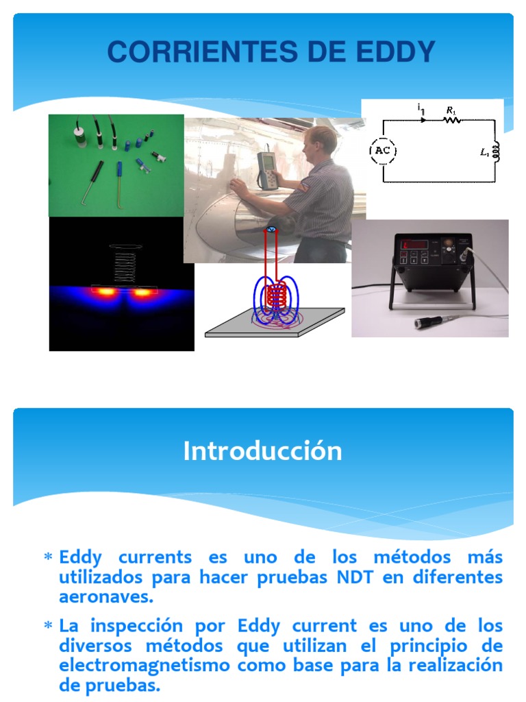 Eddy Currents NDT Corriente eléctrica