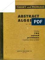 Theory and Problems Abstract Algebra - Fang Shaums PDF