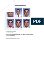 Schengen Photo Requirements