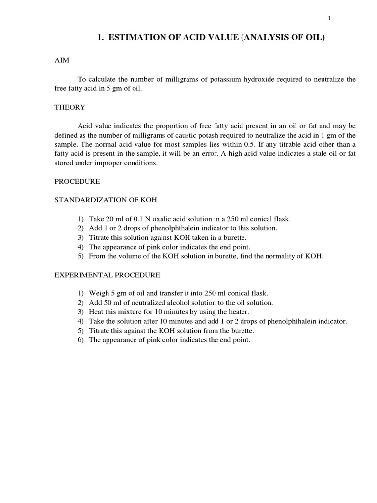 Chemical Analysis Lab Manual PDF Titration Chemistry