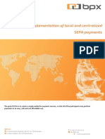 Implementation of Local and Centralized SEPA Payments