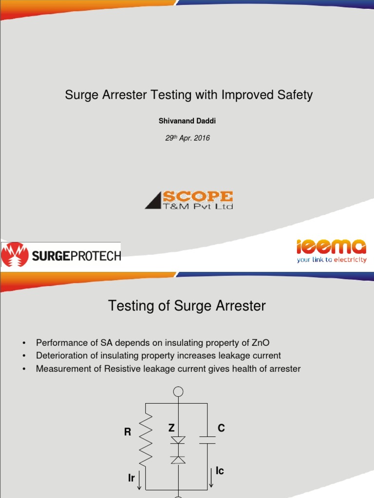 Wireless Surge Arrester Testing Safety | PDF | Electrical Resistance ...