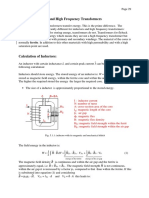 Design of Inductors and Hf Transformers