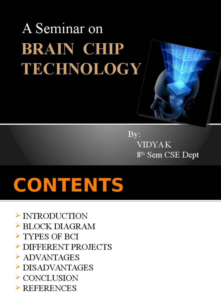 Brain Chip Technology Overview | PDF