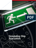 Nonstop Simulating Ship Evacuation