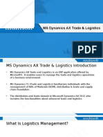 MS Dynamics AX Trade & Logistics