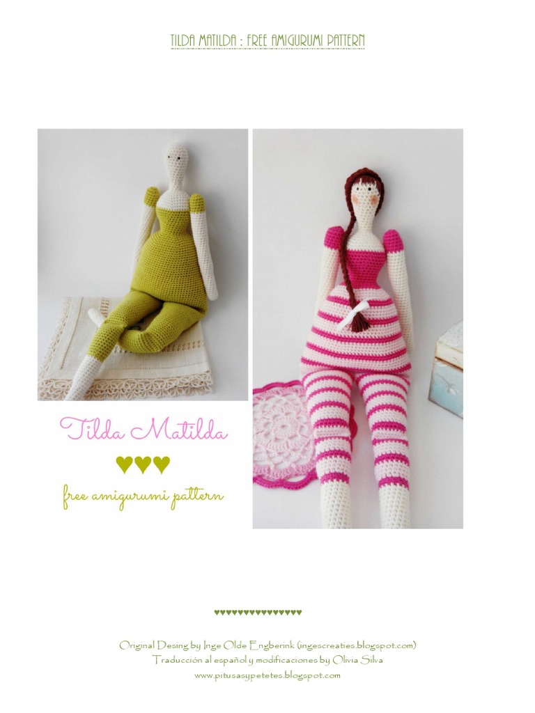 tilda crochet pattern free
