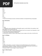 Ap Biology Exam Review Questions Answer Key