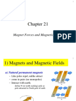 Chapter 21: Magnet Forces and Magnetic Fields