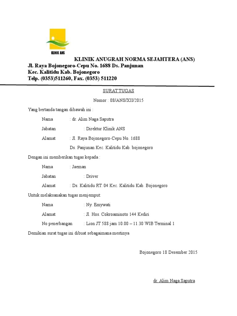 Surat Jalan Ambulance Pdf