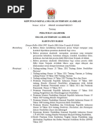 Surat Keputusan tentang pembentukan tim penyususn visi dan 