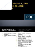 SEDATIVE - HYPNOTIC - AND - ANXIOLYTIC - RELATED - DISORDERS - PPT Filename UTF-8''SEDATIVE, HYPNOTIC, AND ANXIOLYTIC - RELATED DISORDERS