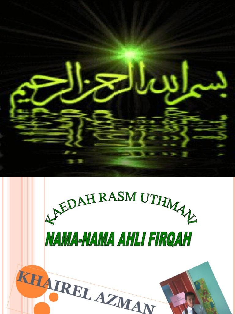 Kaedah Rasm Uthmani | PDF