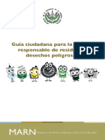 Guía Ciudadana para La Gestión Responsable de Residuos y Desechos Peligrosos El Salvador