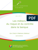 Etude Les Metiers Du Risque Et Du Controle Dans La Banque Site