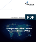 Strategies to Combat Advance Persistent Threats (APTs)