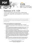Summary of S. 1120