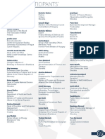 Tatra Summit 2015 List of Participants
