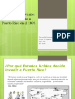 Causas de La Invasión Norteamericana a Puerto Rico