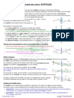 Résumé Du Cours d'OPTIQUE PDF