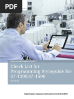 Programming Styleguide Checklist DOCU v11 en