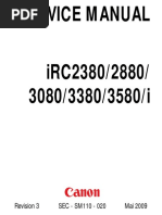 Canon iRC2380 - 2880 - 3080 - 3380 - 3580 - I Service Manual