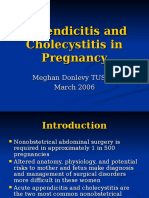 Appendicitis and Cholecystitis in Pregnancy