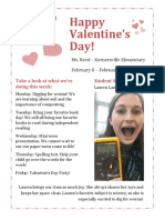 Valentines Day Newsletter
