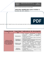 Rubrica para Evaluar Prueba Escrita