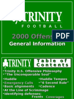 2000 Trinity High School KY Spread Offense - 137 Slides